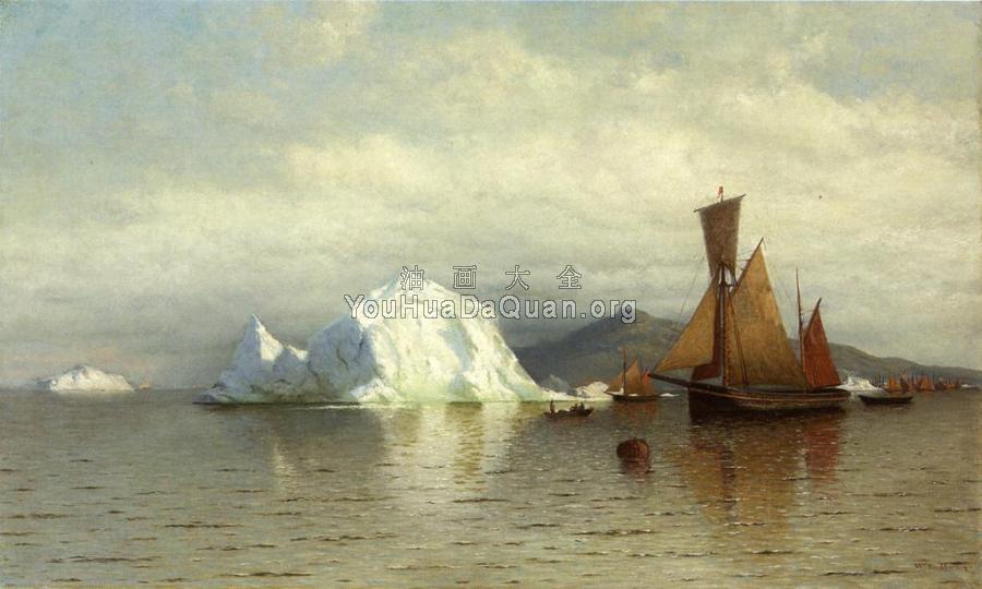 Labrador Fishing Boats near Cape Charles - 威廉·布雷德福